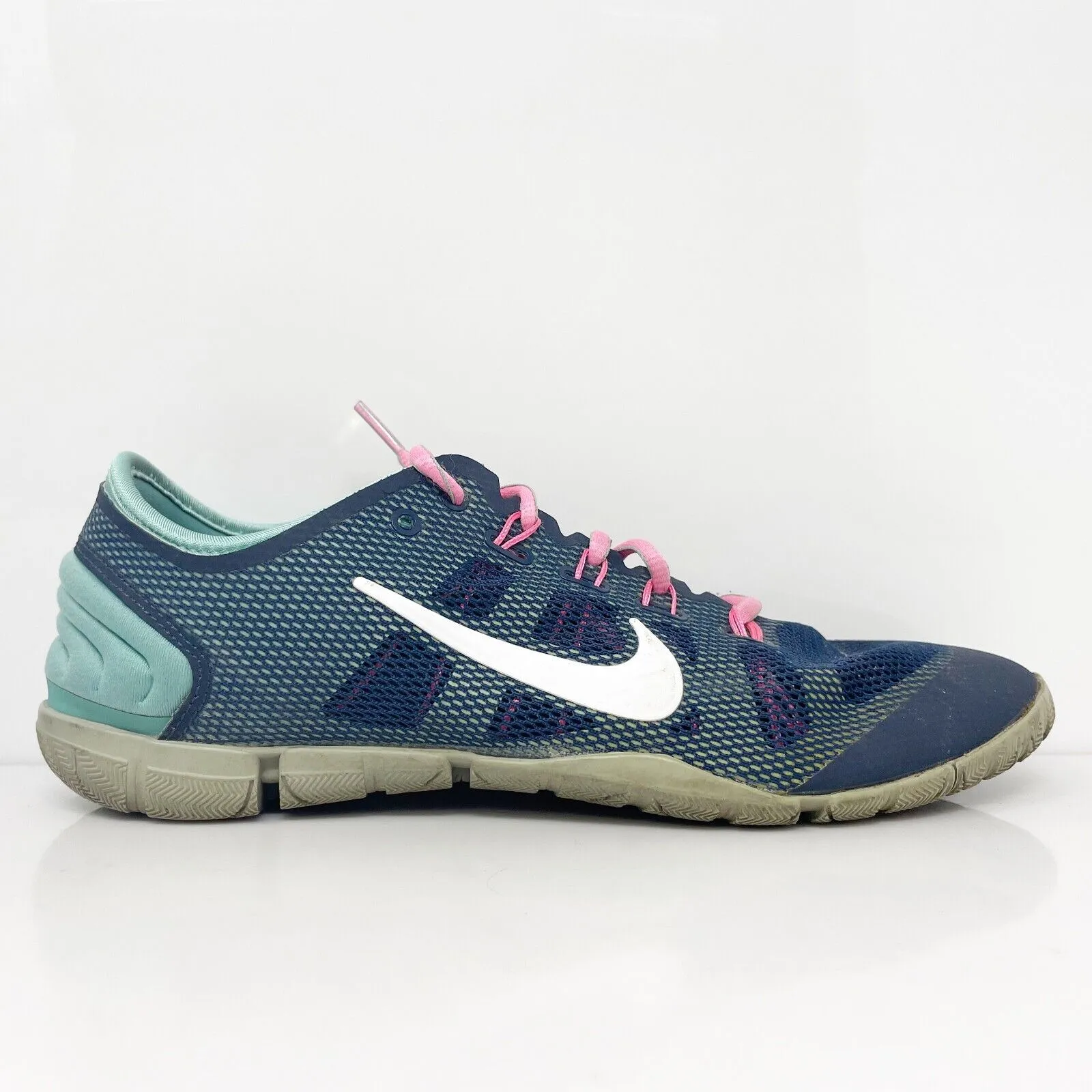 Nike Womens Free Run Bionic 599269-403 Blue Running Shoes Sneakers Size 9.5