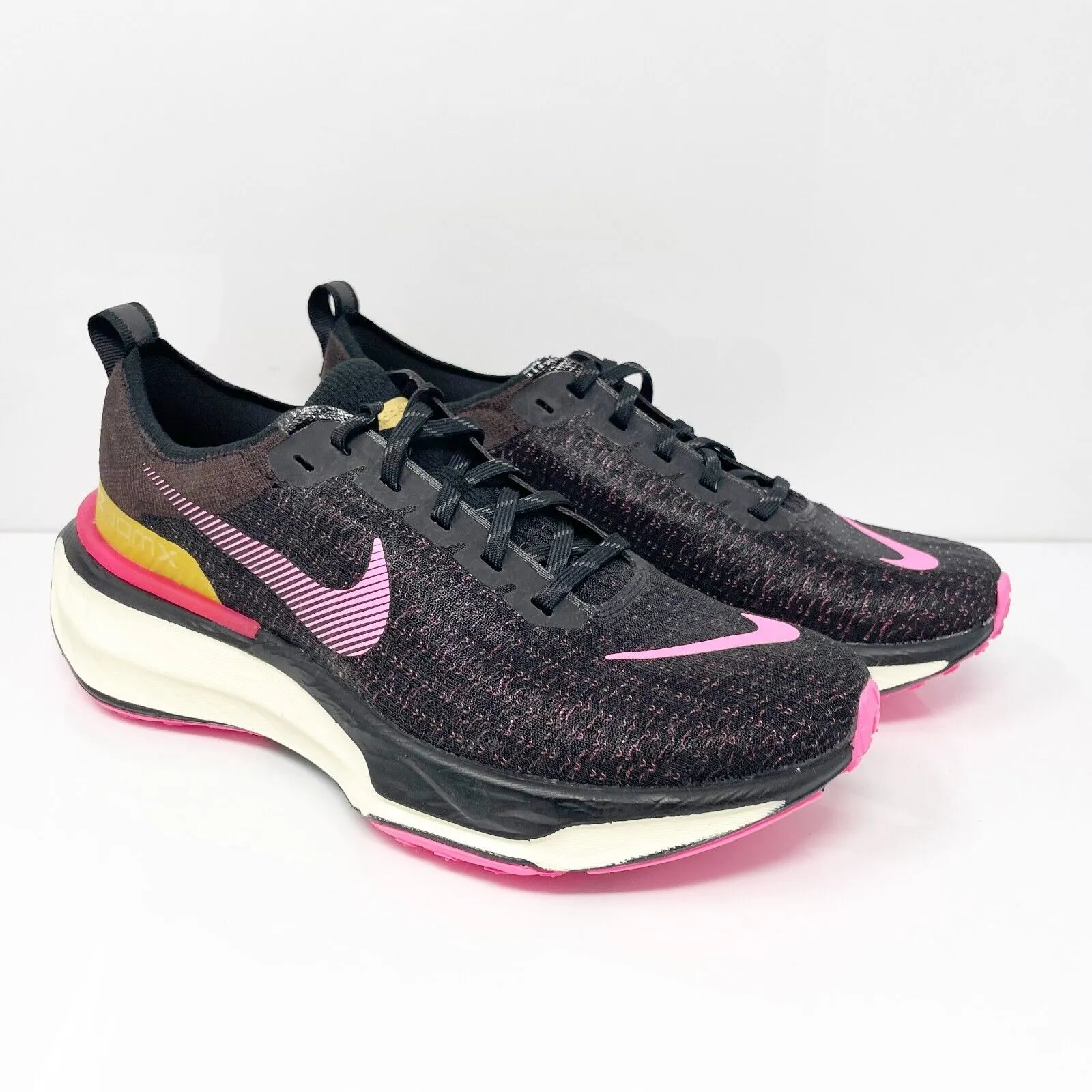 Nike Womens ZoomX Invincible Run FK 3 DR2660-200 Black Running Shoes Sneakers 10