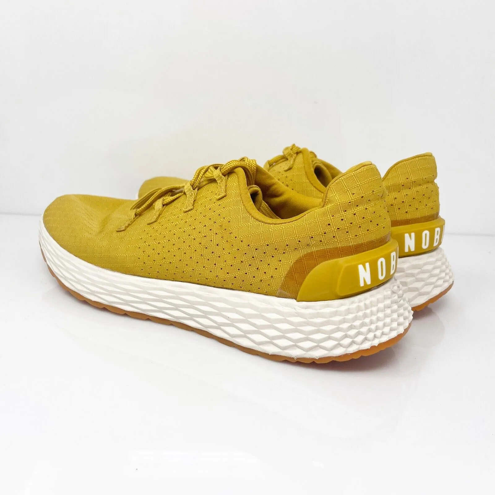 Nobull Unisex Ripstop Runner Yellow Running Shoes Sneakers Size M 6.5 W 8