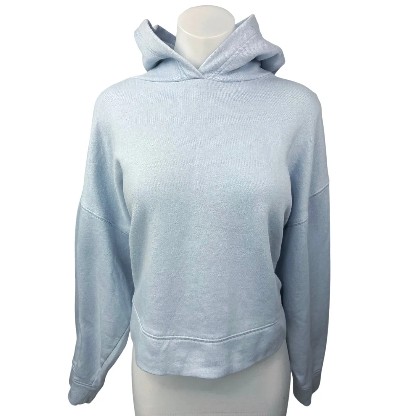 Old Navy Women's Blue Fleece Lined Long Sleeve Hoodie Hooded Sweatshirt Size XL