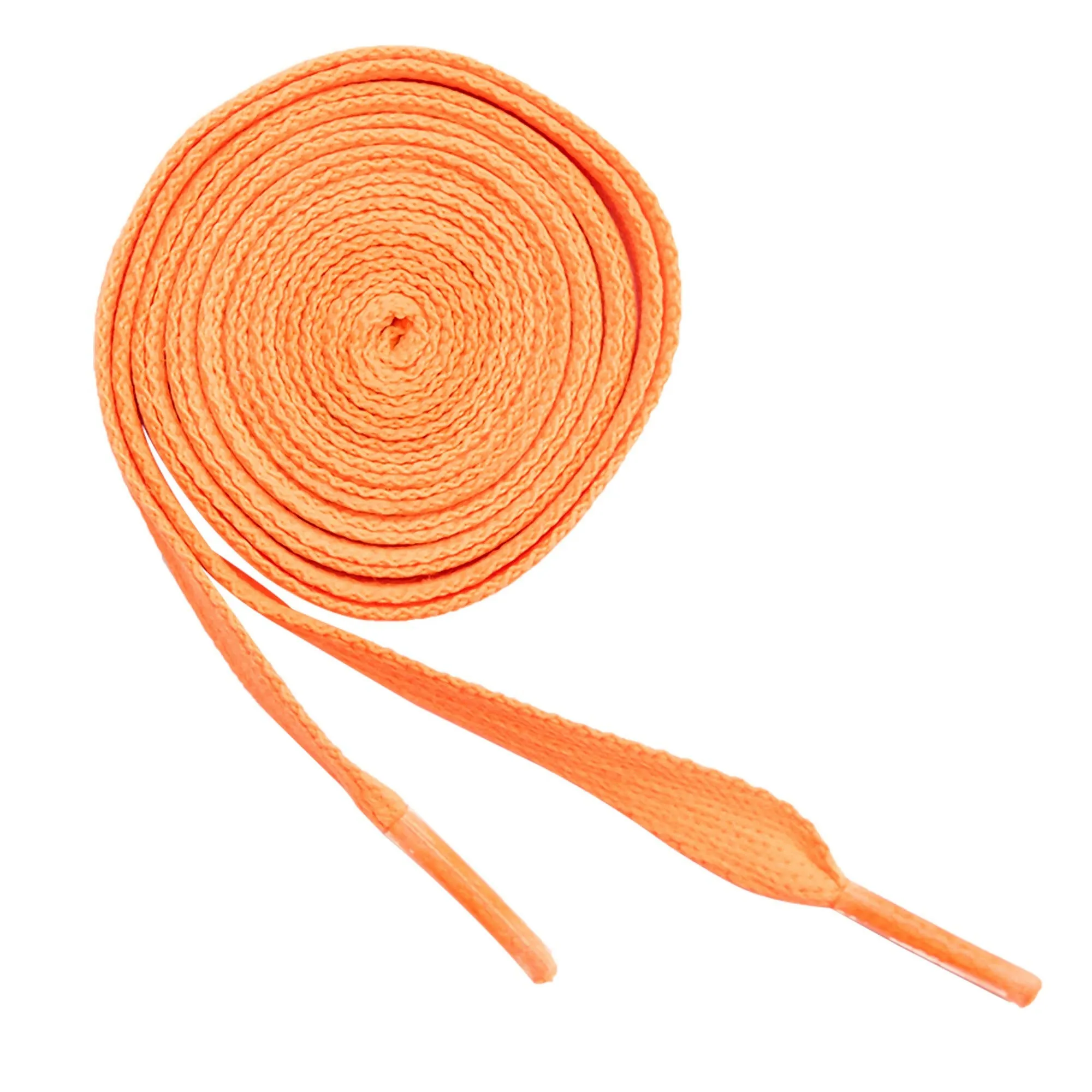 Pack of 7 Flat Laces (Peach,UNC Blue, Punch Pink, N.orange, White,Soft Pink,Black) 150cm