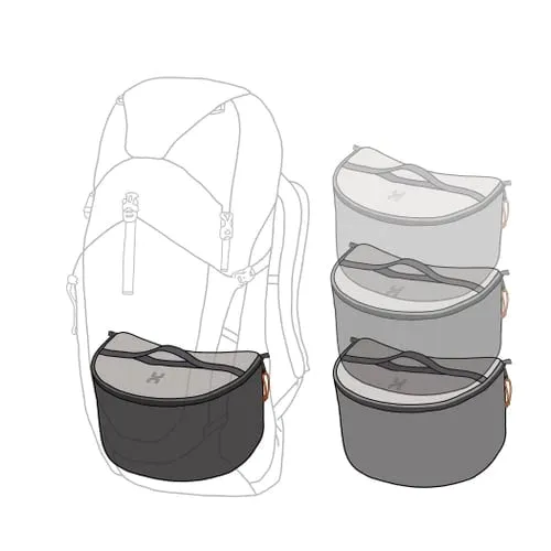 Packstack Pro Case - Short - Fits 40L+ Backpack