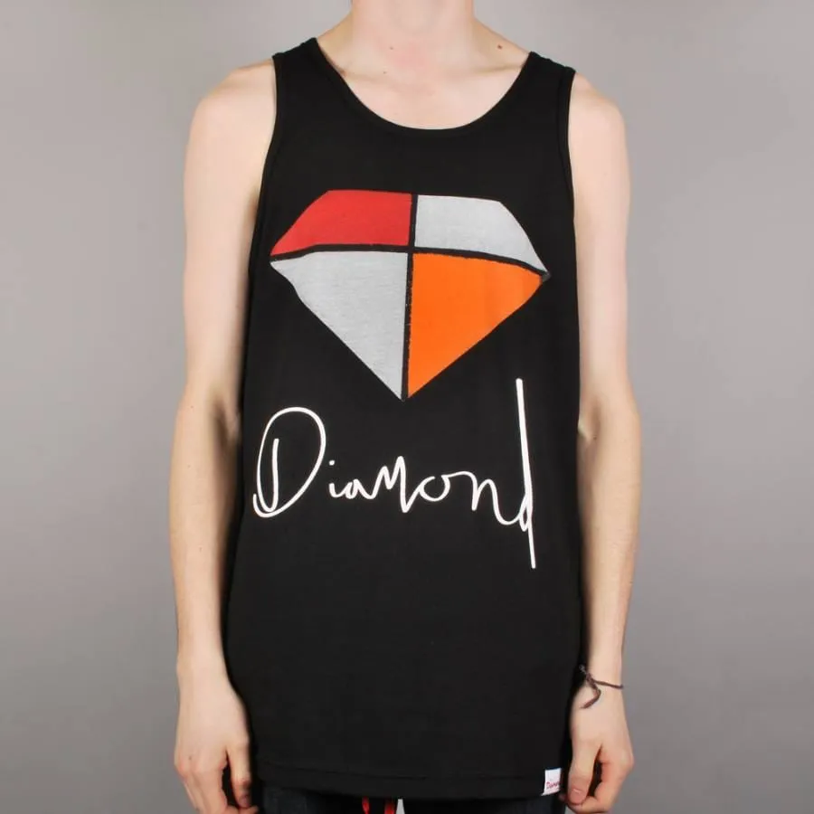 Painted Tank Top - Black