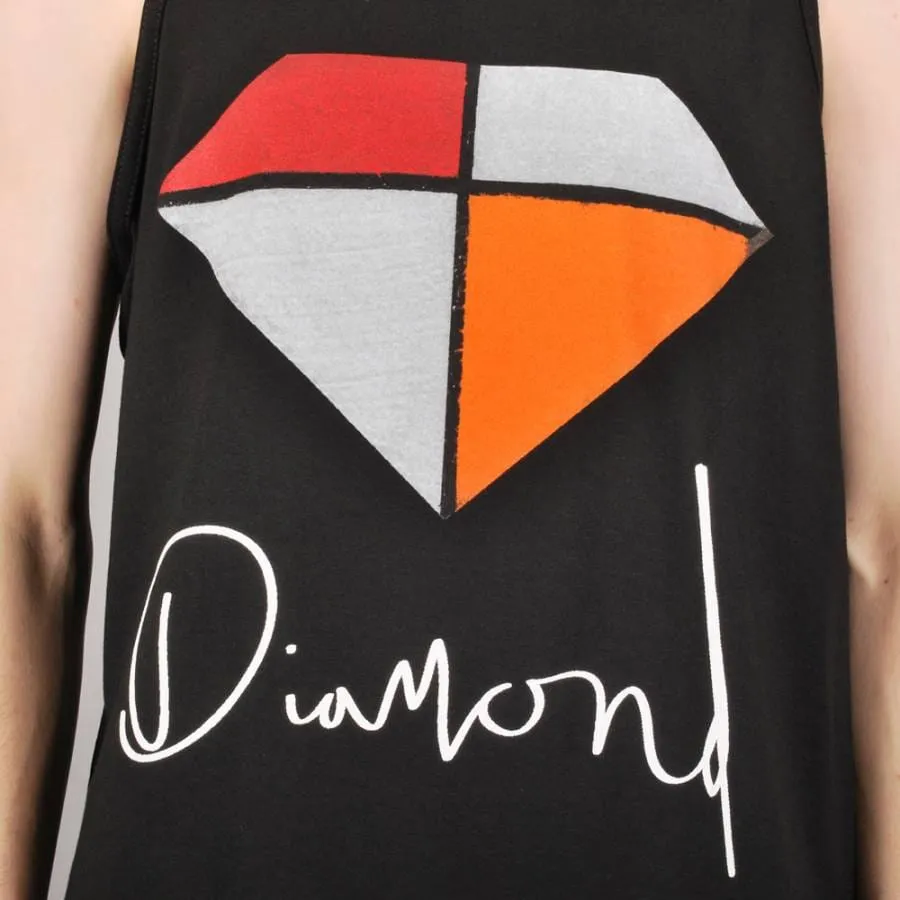 Painted Tank Top - Black