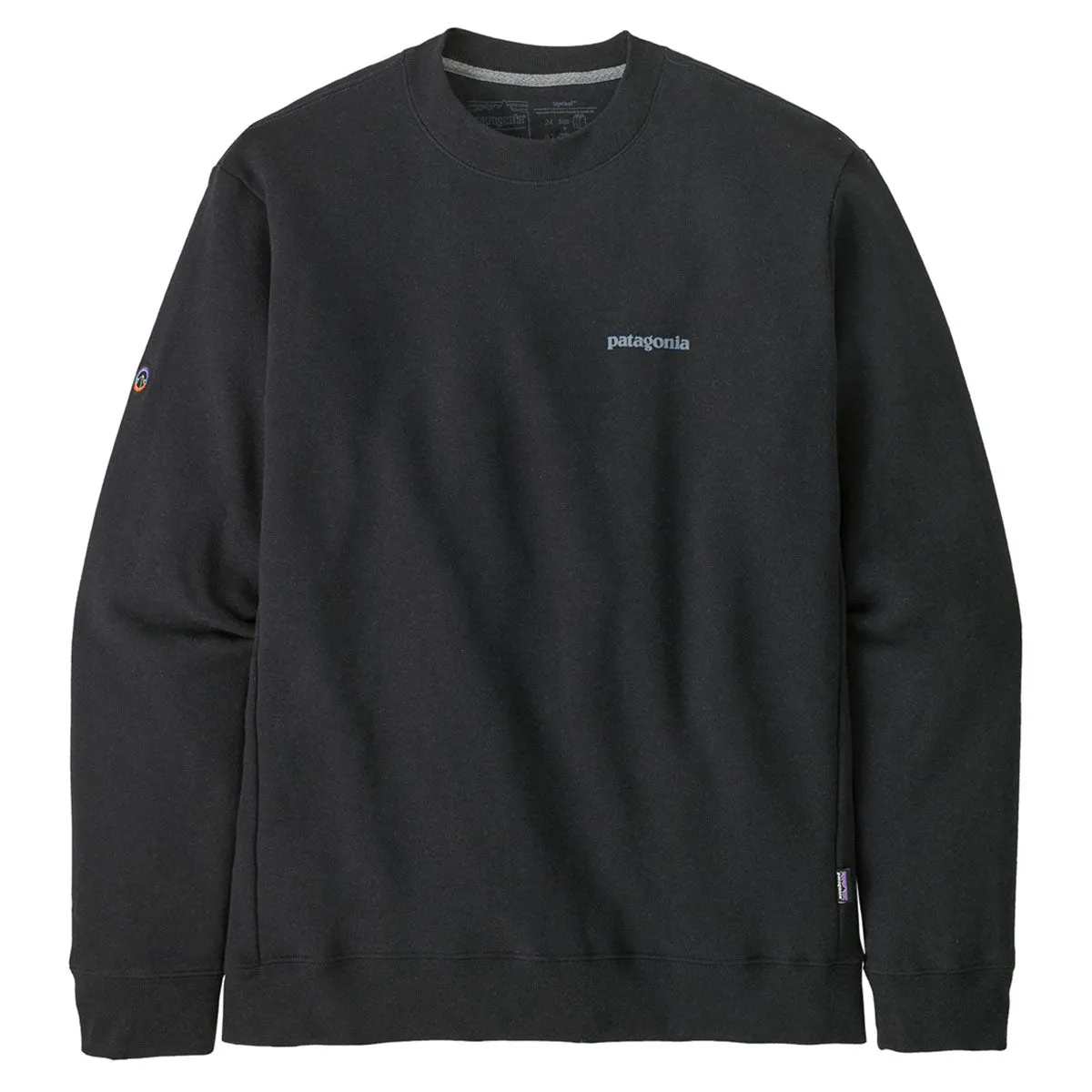 Patagonia Fitz Roy Icon Uprisal Crew Sweatshirt - Ink Black