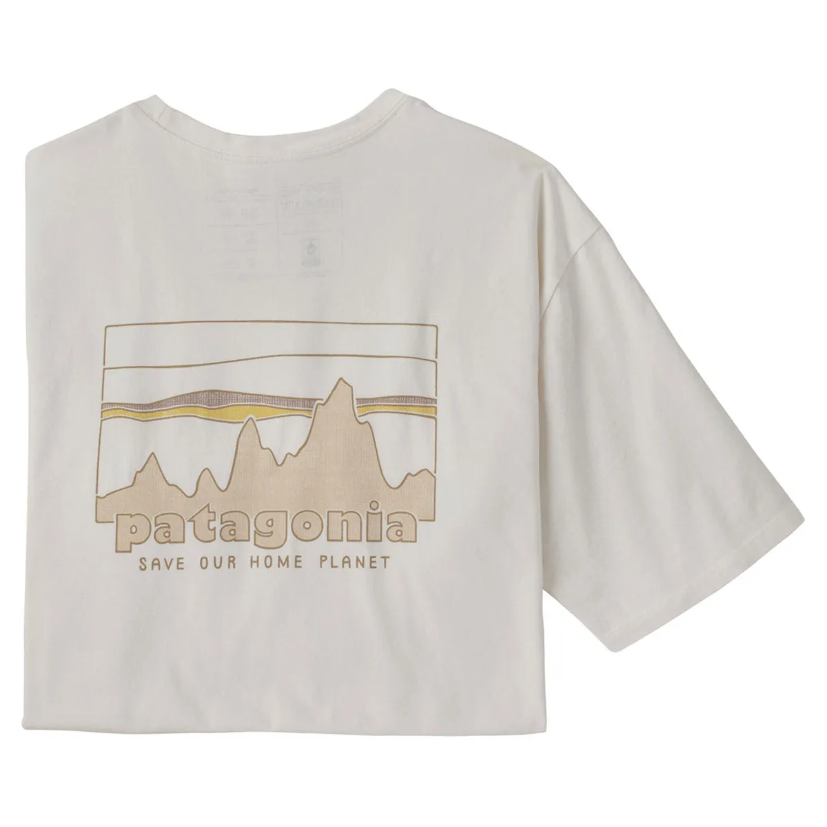 Patagonia Men's '73 Skyline Organic T-Shirt - Birch White