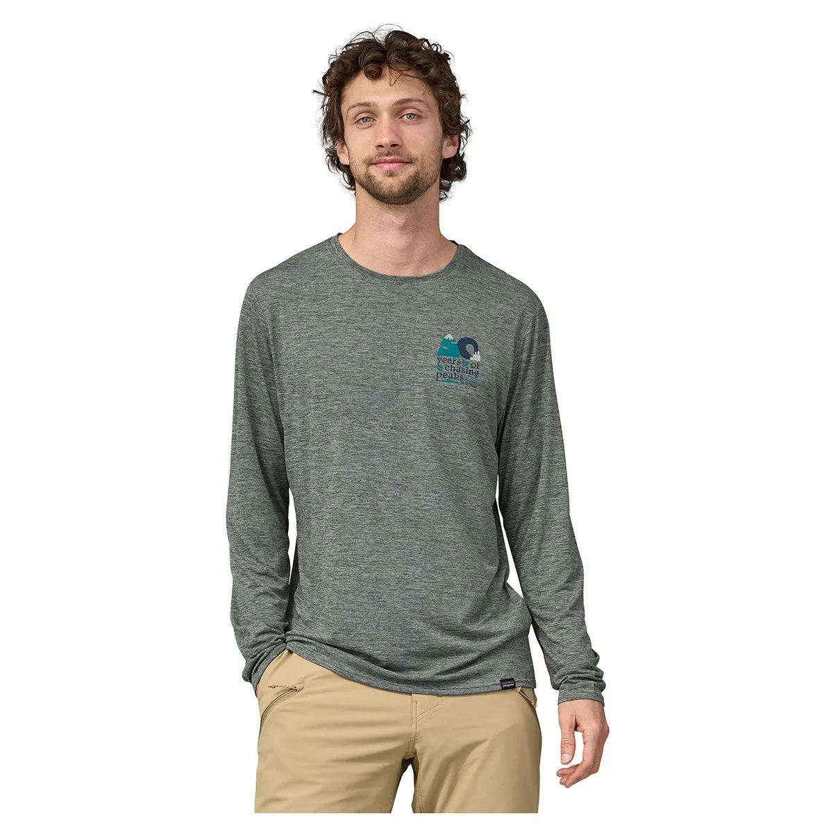 Patagonia Men's Capilene Cool Daily Long Sleeved Graphic Shirt - Waters CPGX