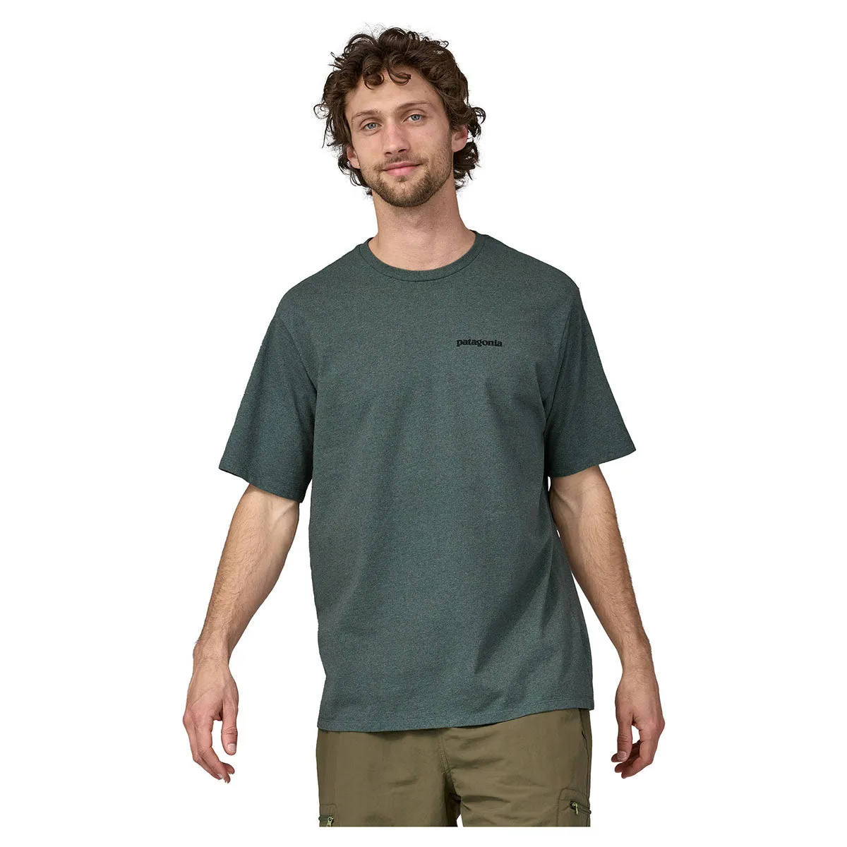 Patagonia Men's P-6 Logo Responsibili-Tee - Nouveau Green