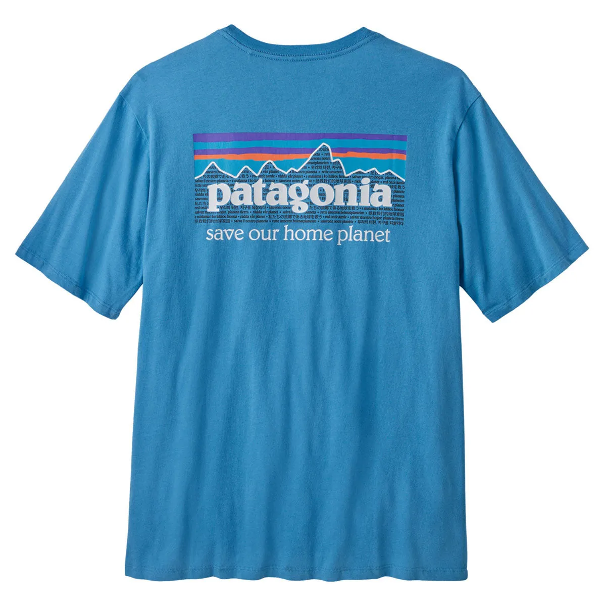 Patagonia Men's P-6 Mission Organic Cotton Tee - Anacapa Blue