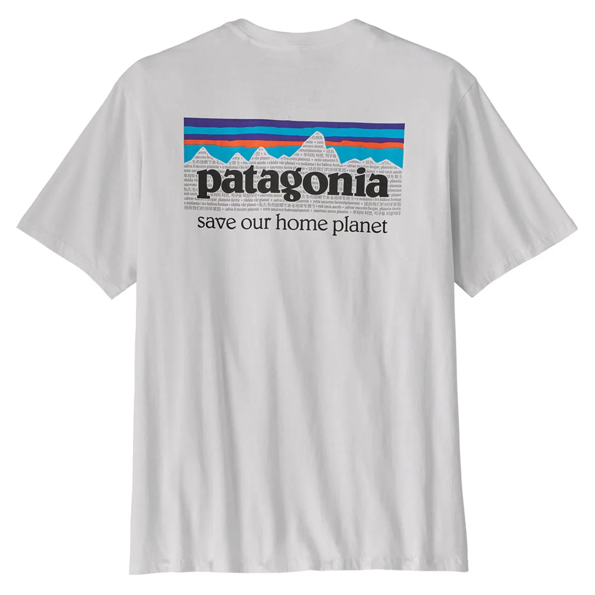 Patagonia Men's P-6 Mission Organic Cotton Tee - White