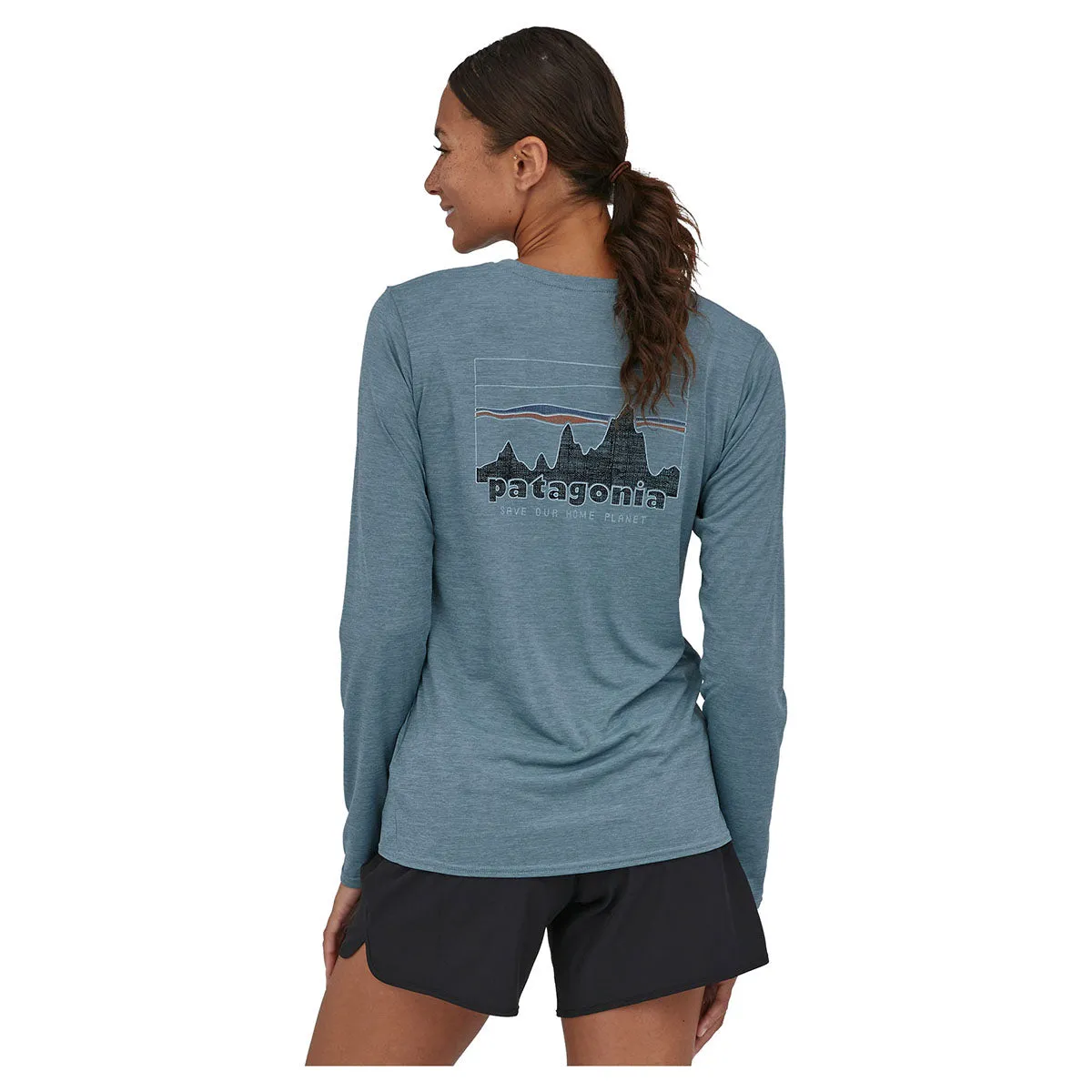 Patagonia Women's Long-Sleeved Capilene Cool Daily Graphic Shirt - SLPX