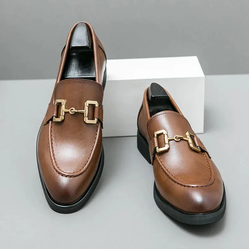 Paul Gauguin Genuine Leather Loafers