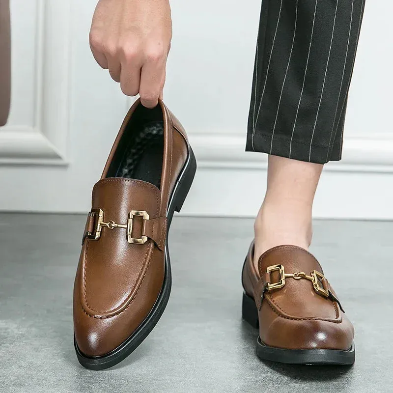 Paul Gauguin Genuine Leather Loafers