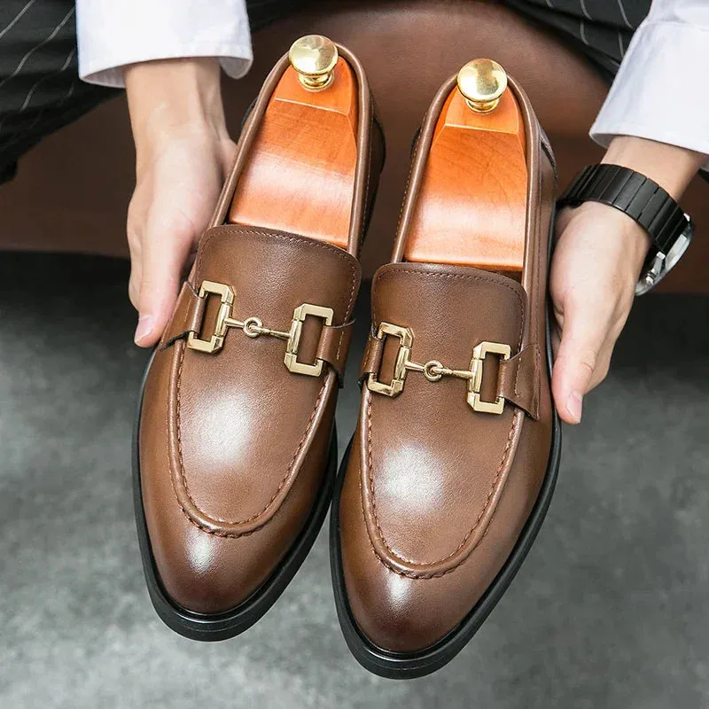 Paul Gauguin Genuine Leather Loafers