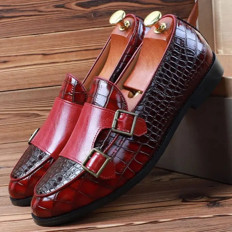 Pelle-Alligatore Genuine Leather Loafers