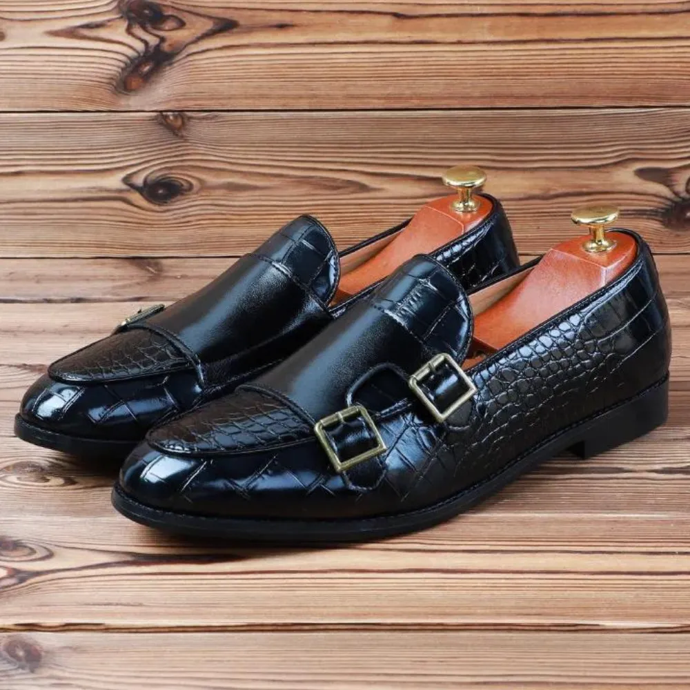 Pelle-Alligatore Genuine Leather Loafers