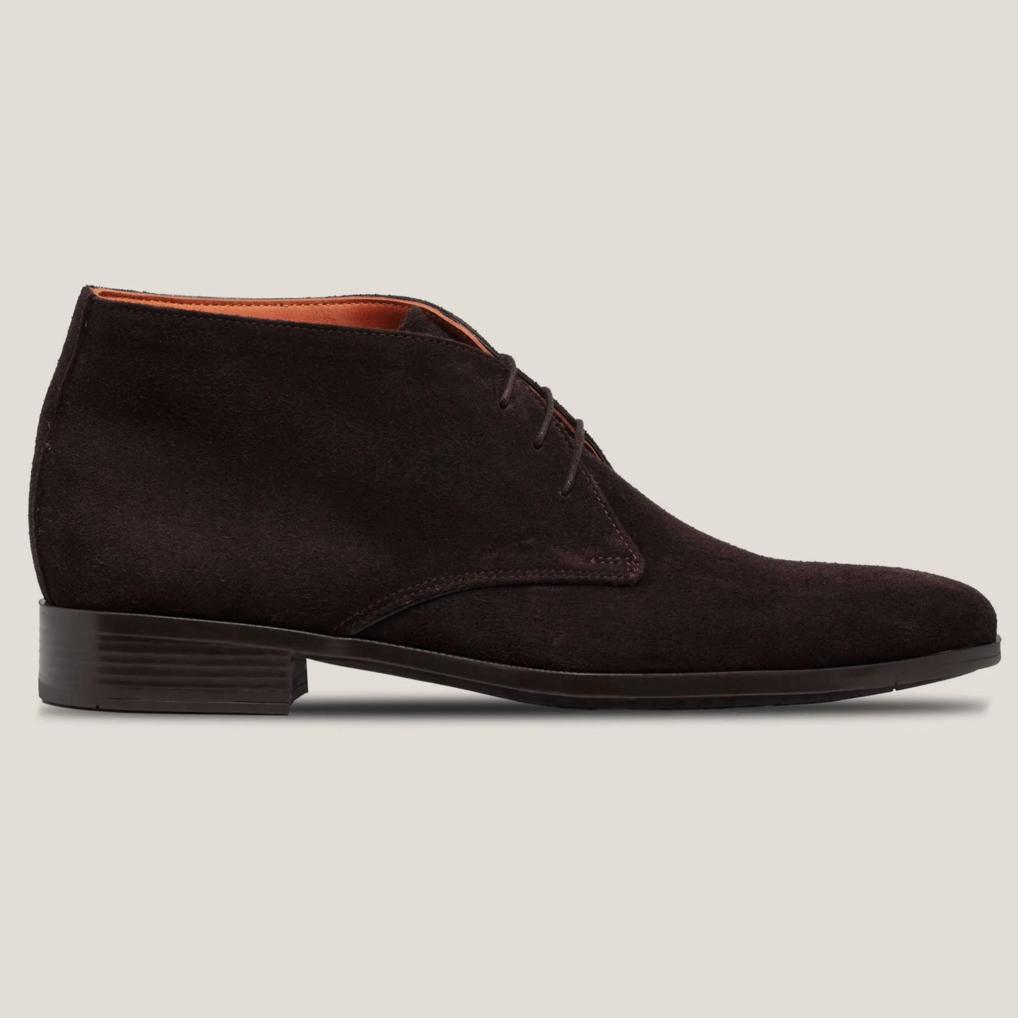 Prague Dark Brown Suede Chukka Boots