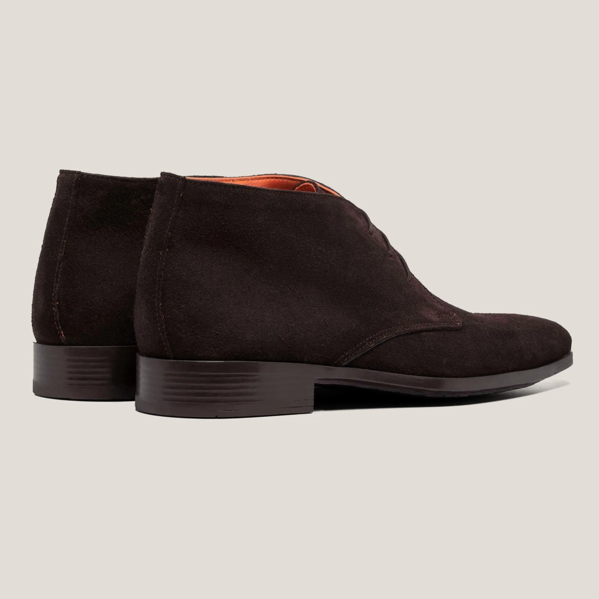 Prague Dark Brown Suede Chukka Boots