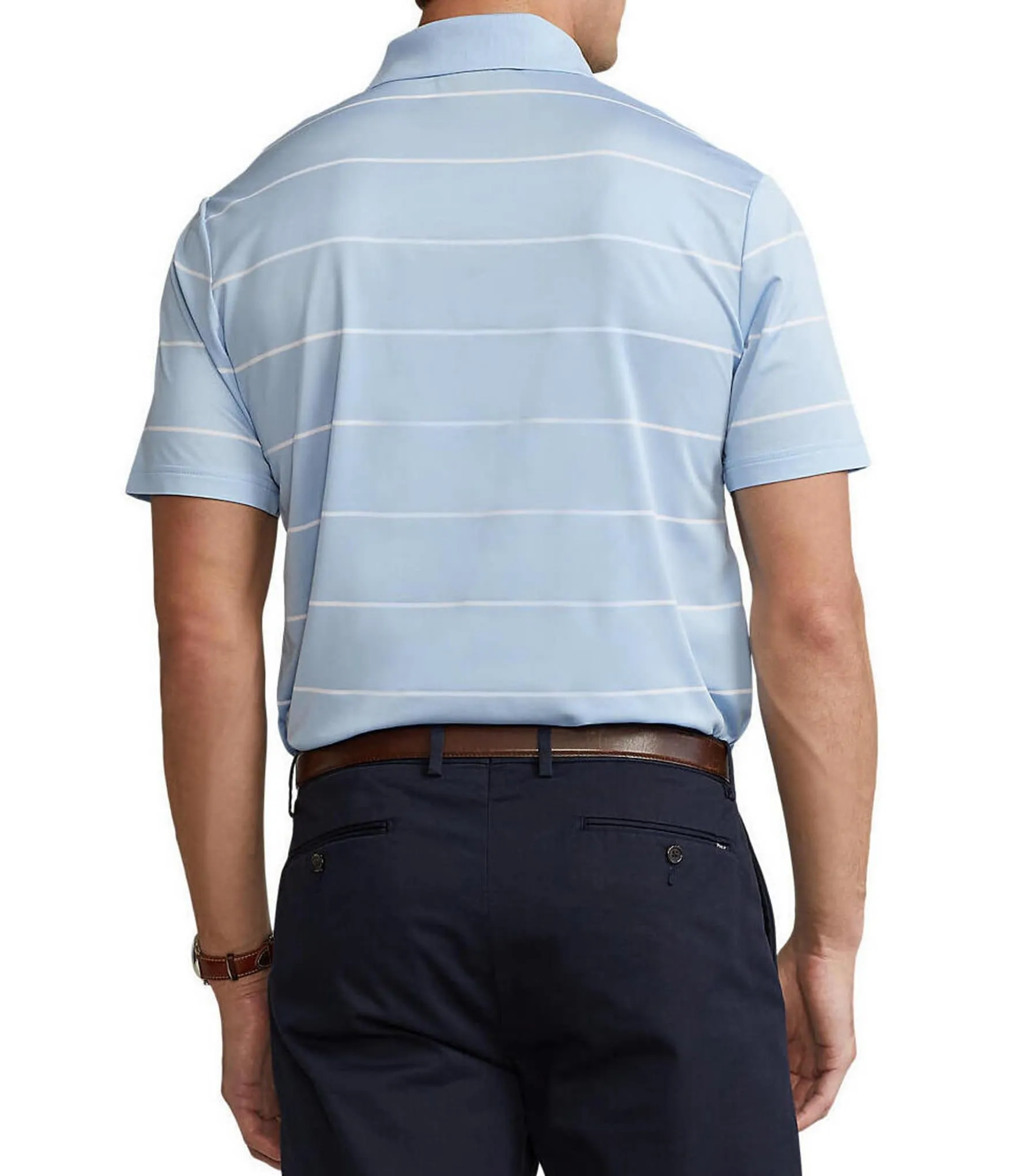 PRL Airflow Stripe Polo Shirt