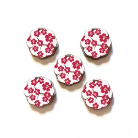 Red Cherry Blossom Chocolates (5 piece box)