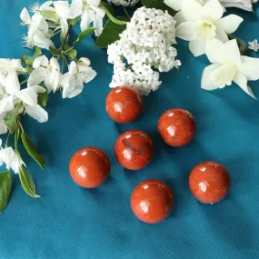 Red Jasper Spheres ~ Root Chakra Healing