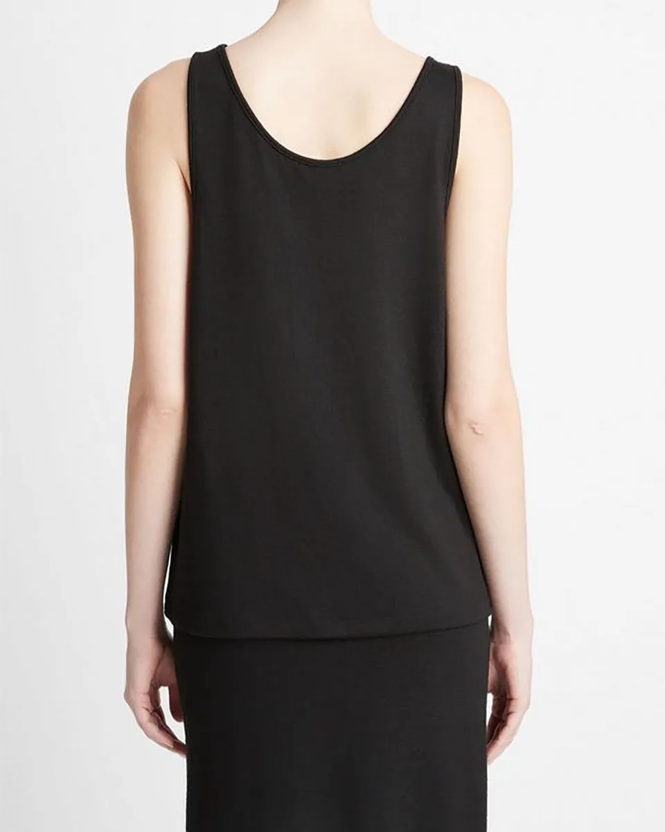 Relaxed Scoop-Neck Tank