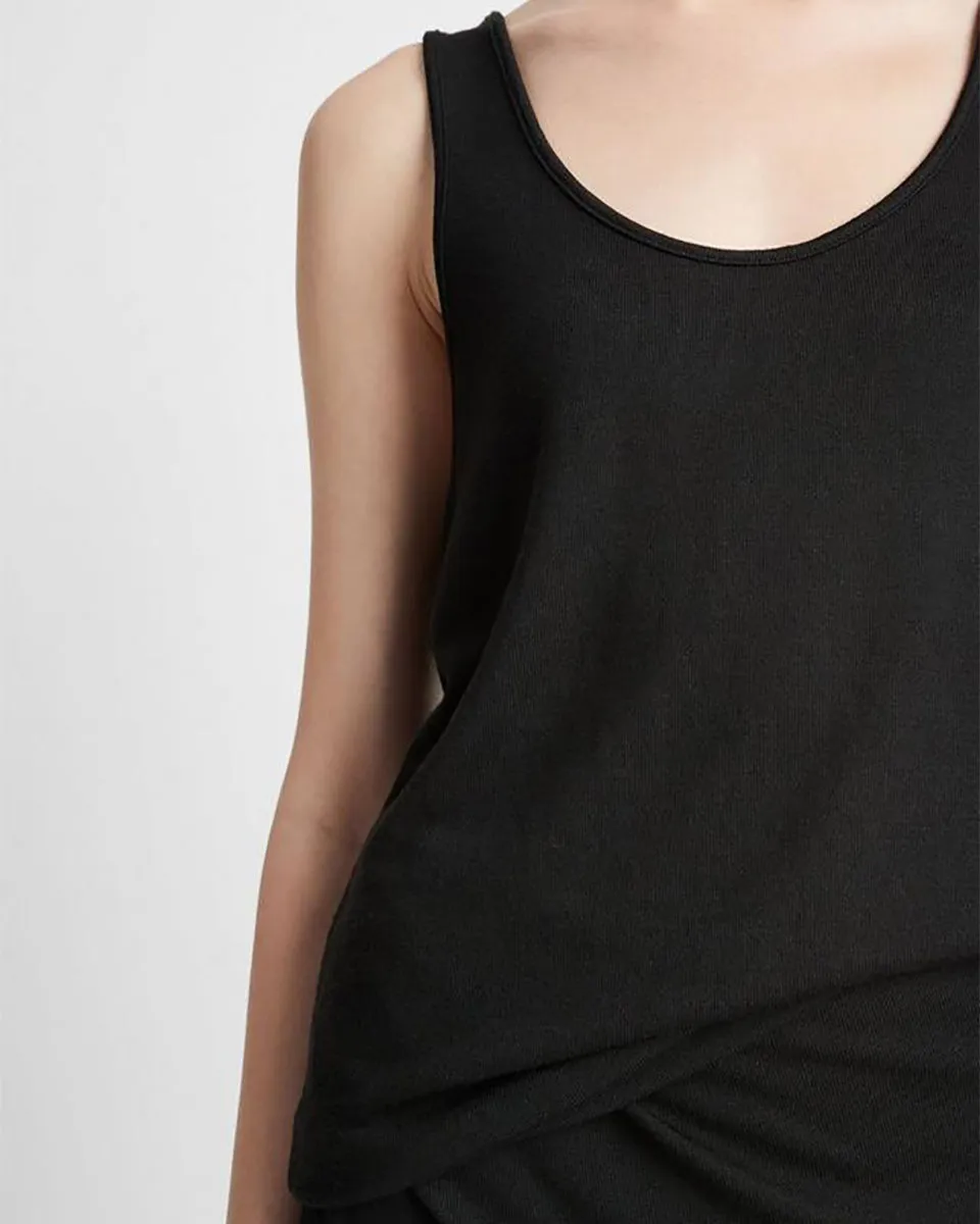 Relaxed Scoop-Neck Tank