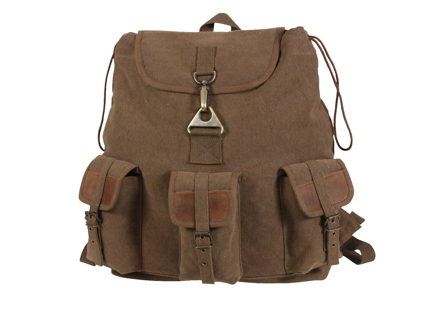 Rothco Vintage Canvas Wayfarer Backpack w/ Leather Accents