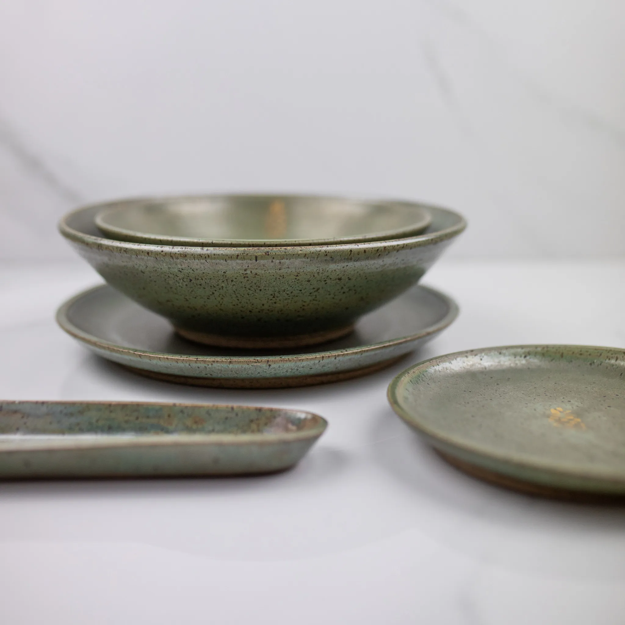 Salad Bowl in Tea Green