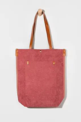 Sandi Corduroy Shoulder Strap Tote Bag