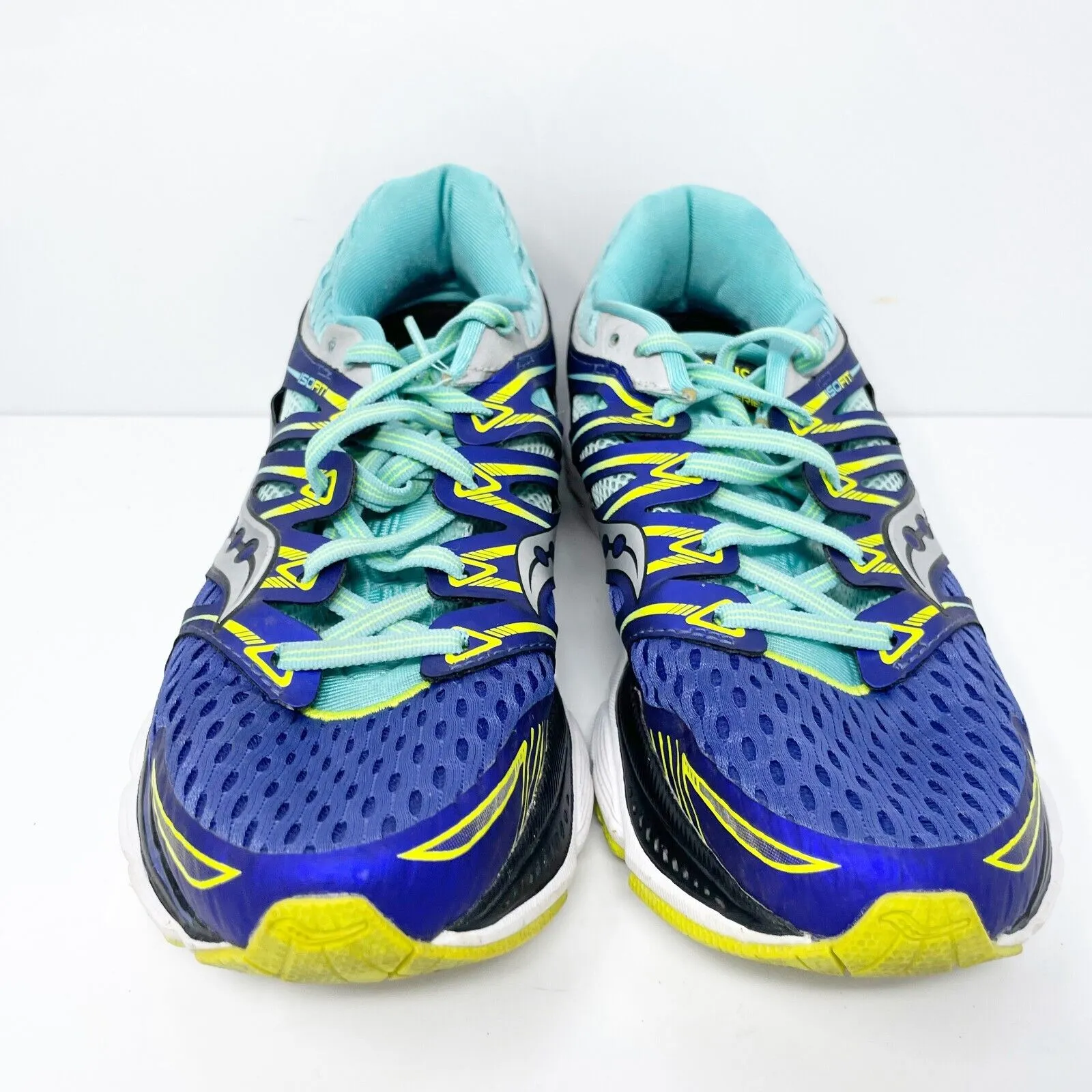 Saucony Womens Triumph ISO S10262-1 Blue Running Shoes Sneakers Size 9