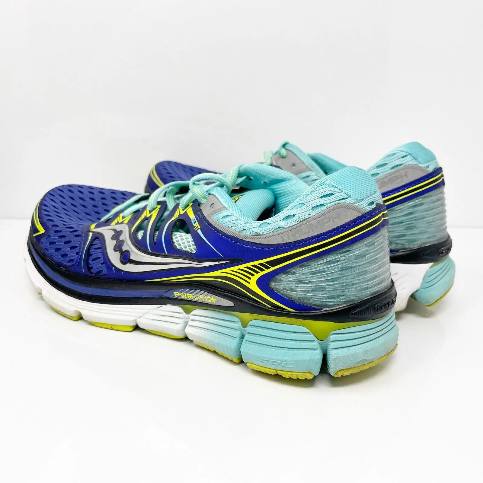 Saucony Womens Triumph ISO S10262-1 Blue Running Shoes Sneakers Size 9