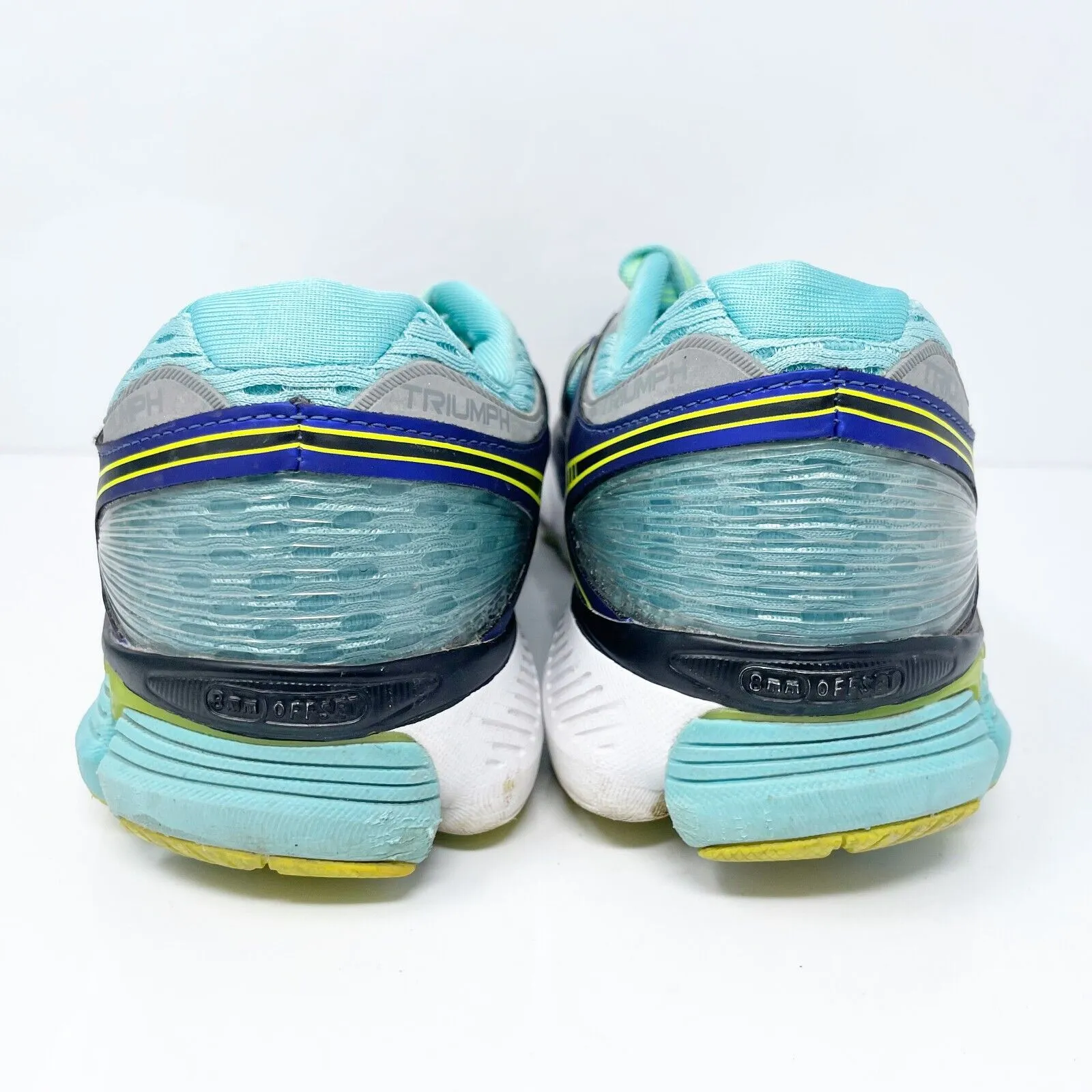 Saucony Womens Triumph ISO S10262-1 Blue Running Shoes Sneakers Size 9