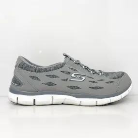 Skechers Womens Gratis Full Circle 22605 Gray Casual Shoes Sneakers Size 6