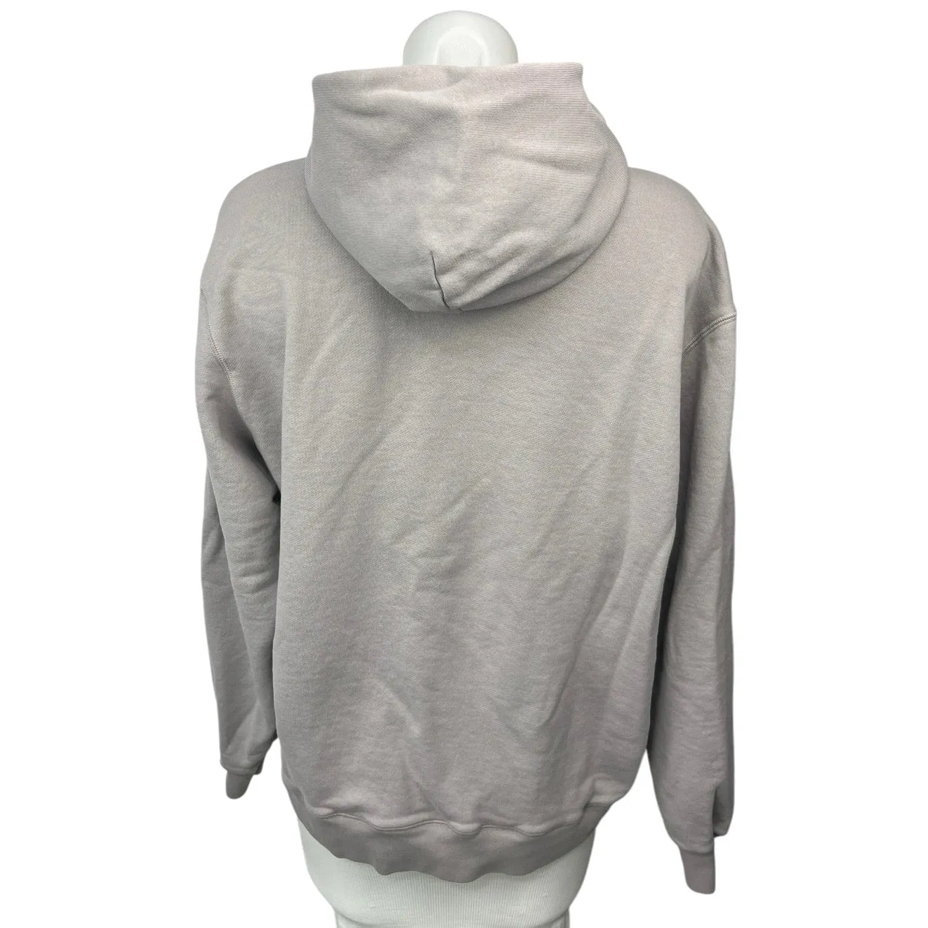 Skims Women's Gray Fleece Oversized Hoodie Hooded Pullover Sweatshirt Top Sz XS