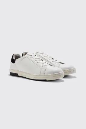 Smart Faux Leather Trainers