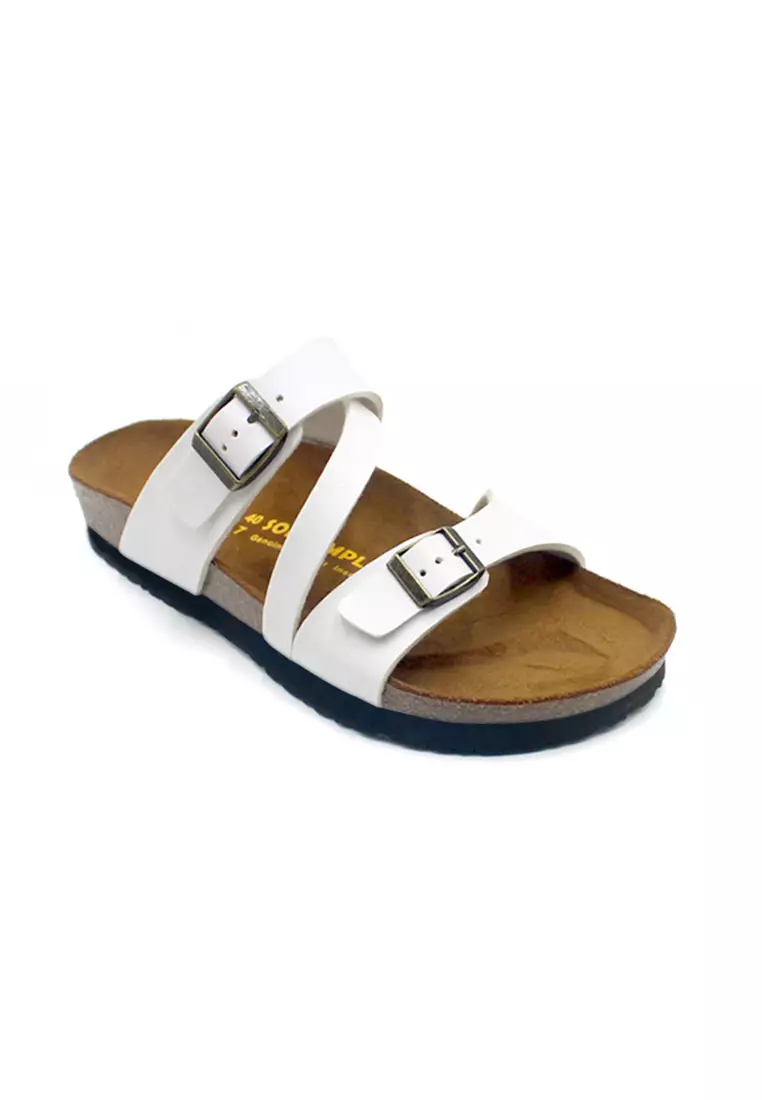 SoleSimple Hamburg - White Sandals & Flip Flops