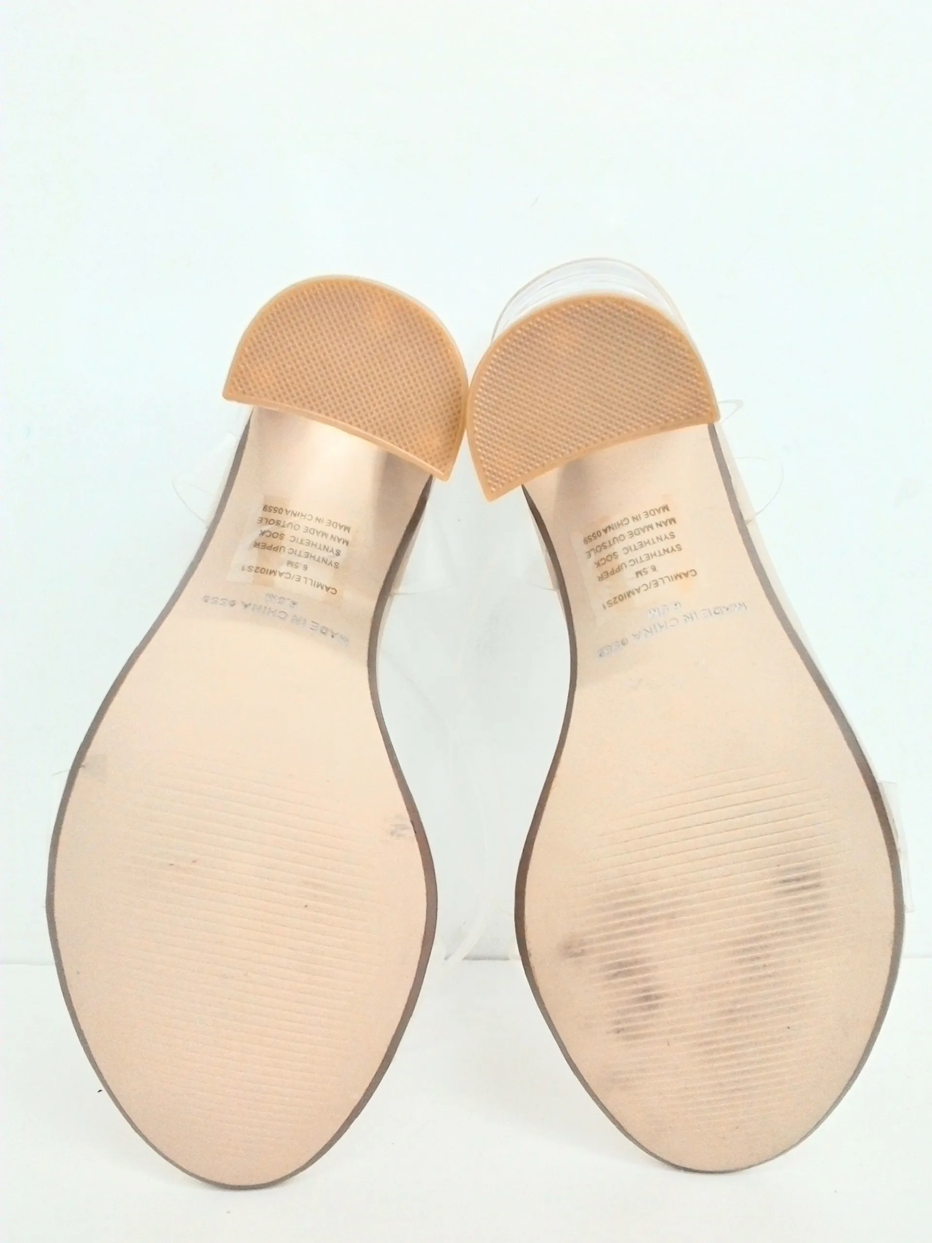 Steve Madden Women's Clear Sandals Size 6.5 M