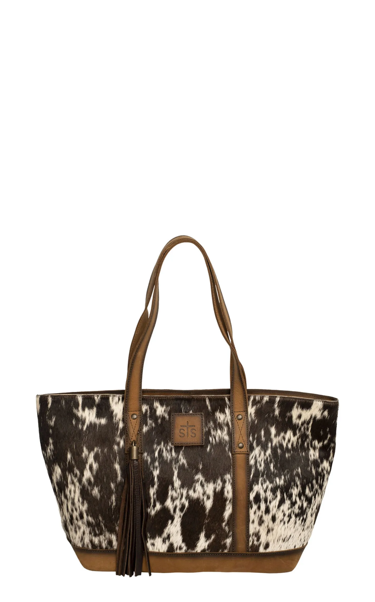 STS Ranchwear Cowhide Hair On Hide Cheyenne Tote Bag