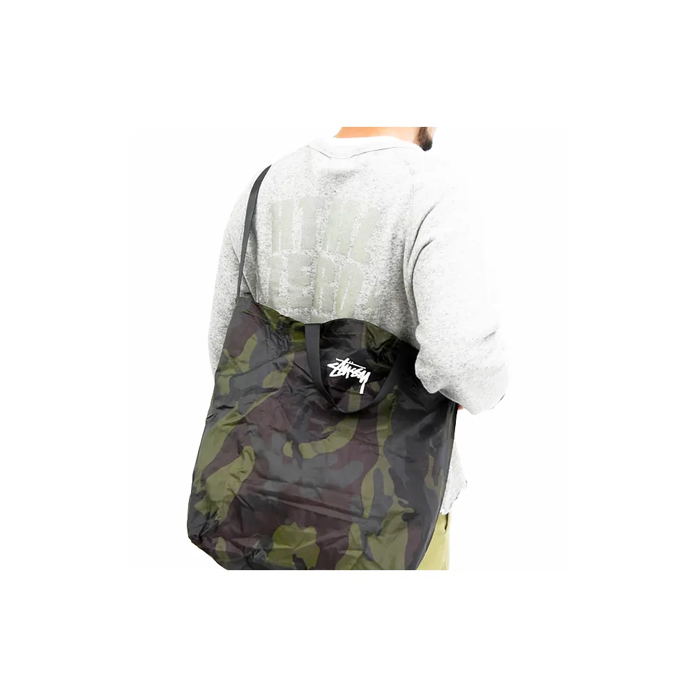 Stussy Stock Nylon Ripstop Tote Bag Camo 134172