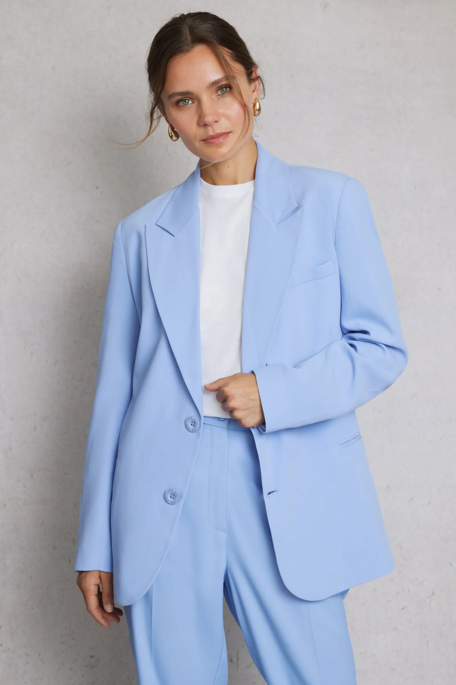 Tailored Jacket Light Blue