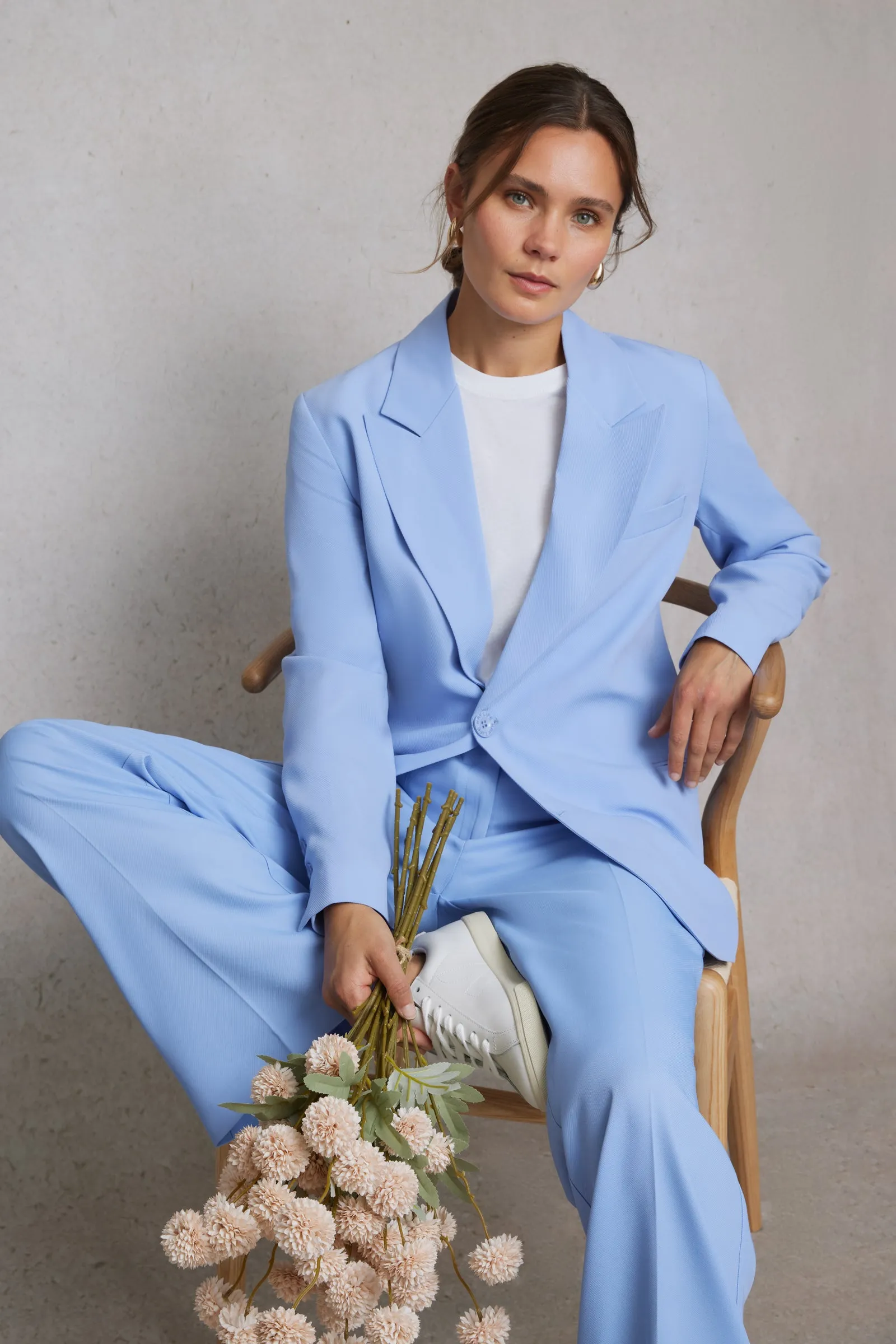 Tailored Jacket Light Blue