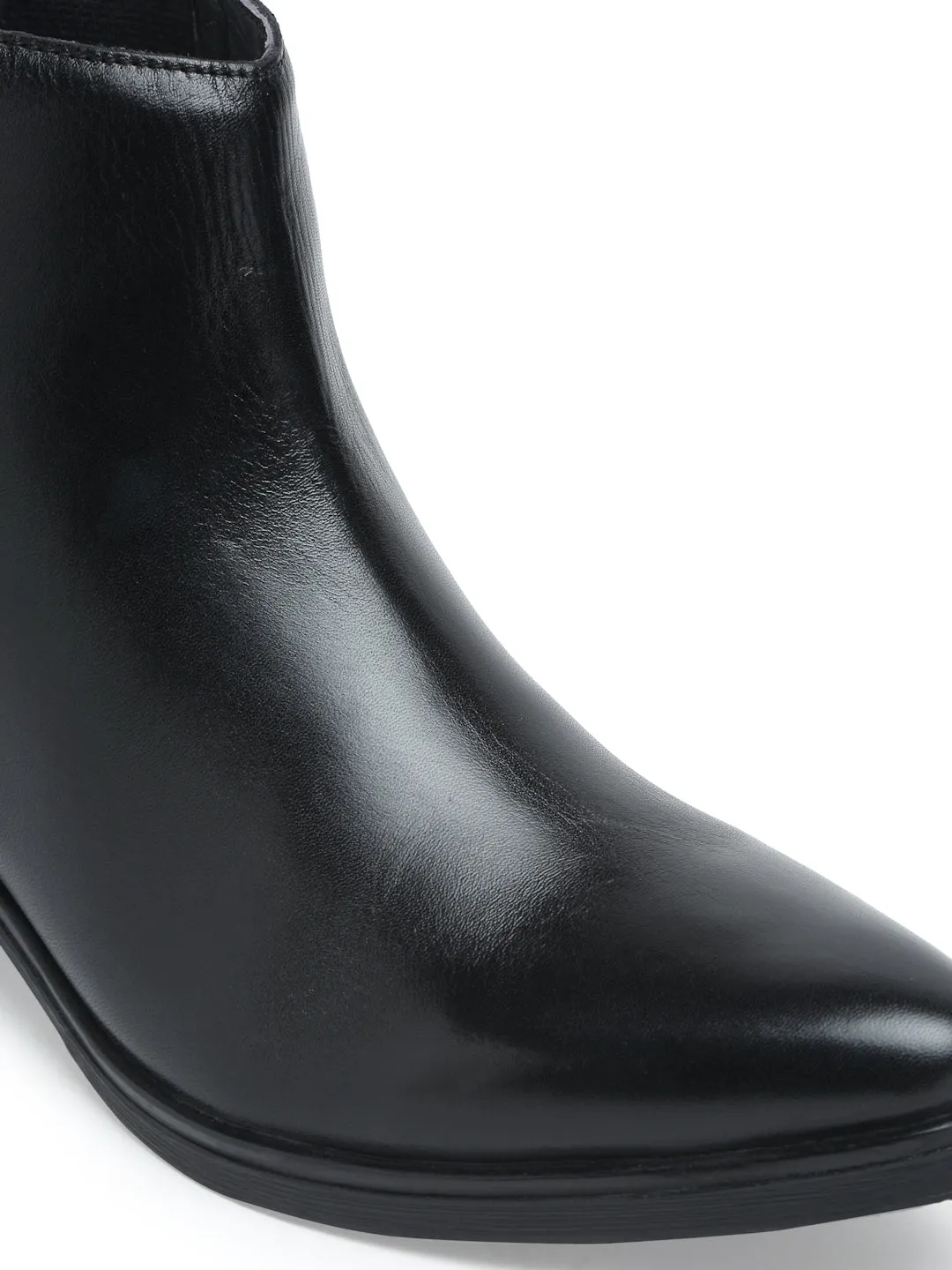 Teakwood Genuine Leather Black Women's Boots