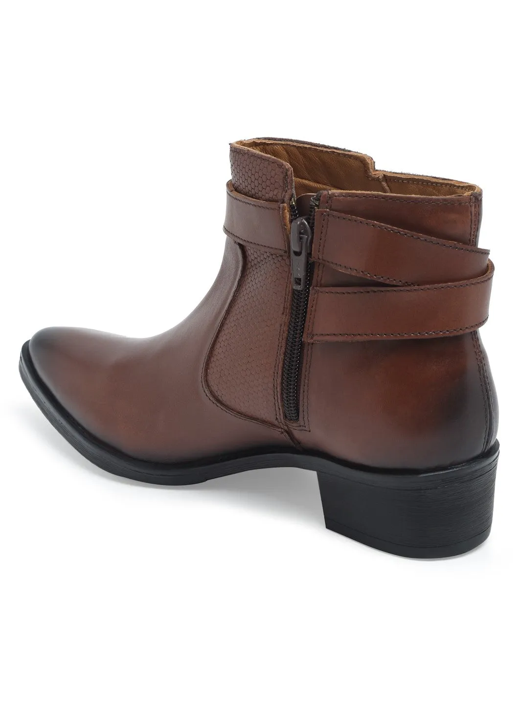 Teakwood Genuine Leather Tan Women's Boots