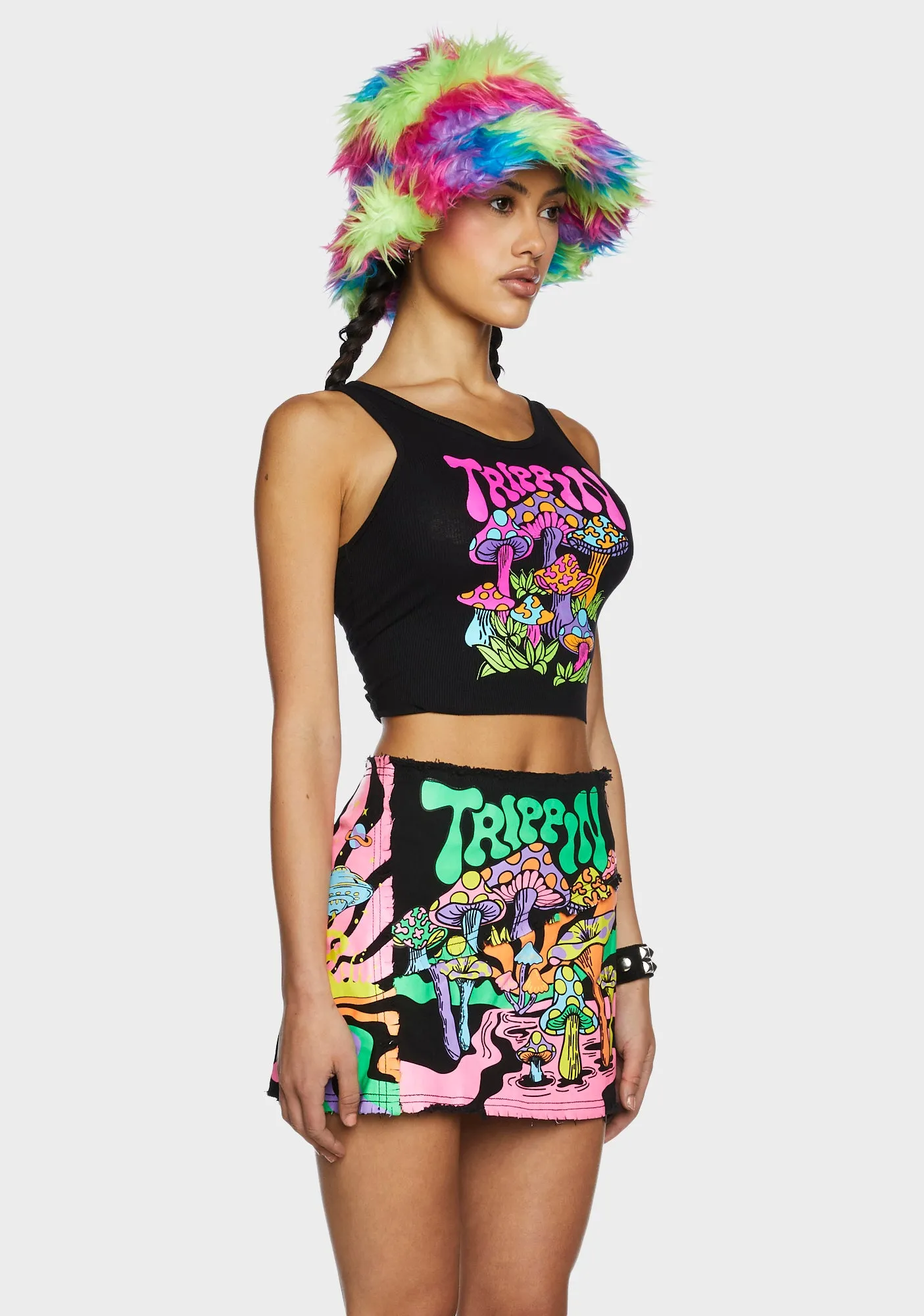 Technicolor Trip Graphic Tank-