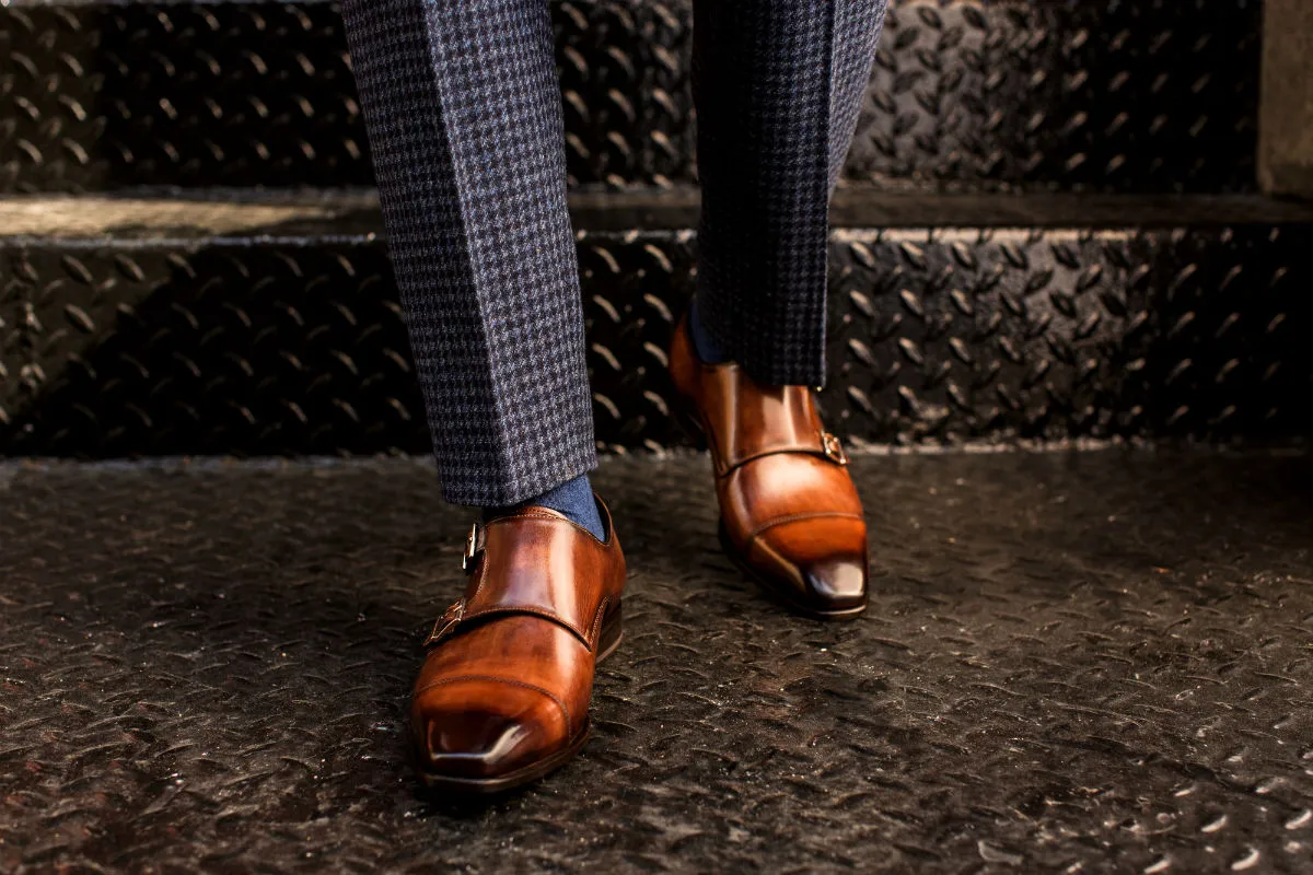 The Burton Double Monk Strap - Brown