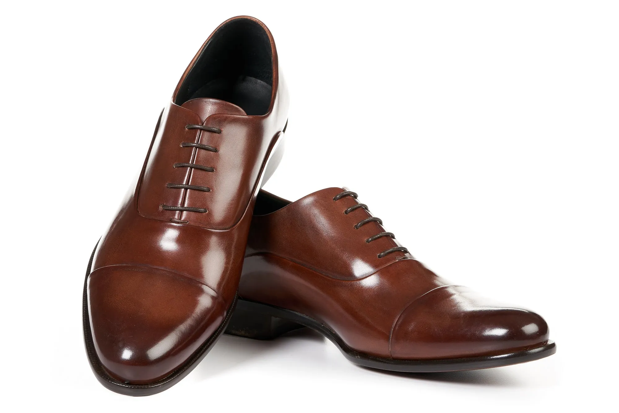 The Cagney Cap-Toe Oxford - Brown