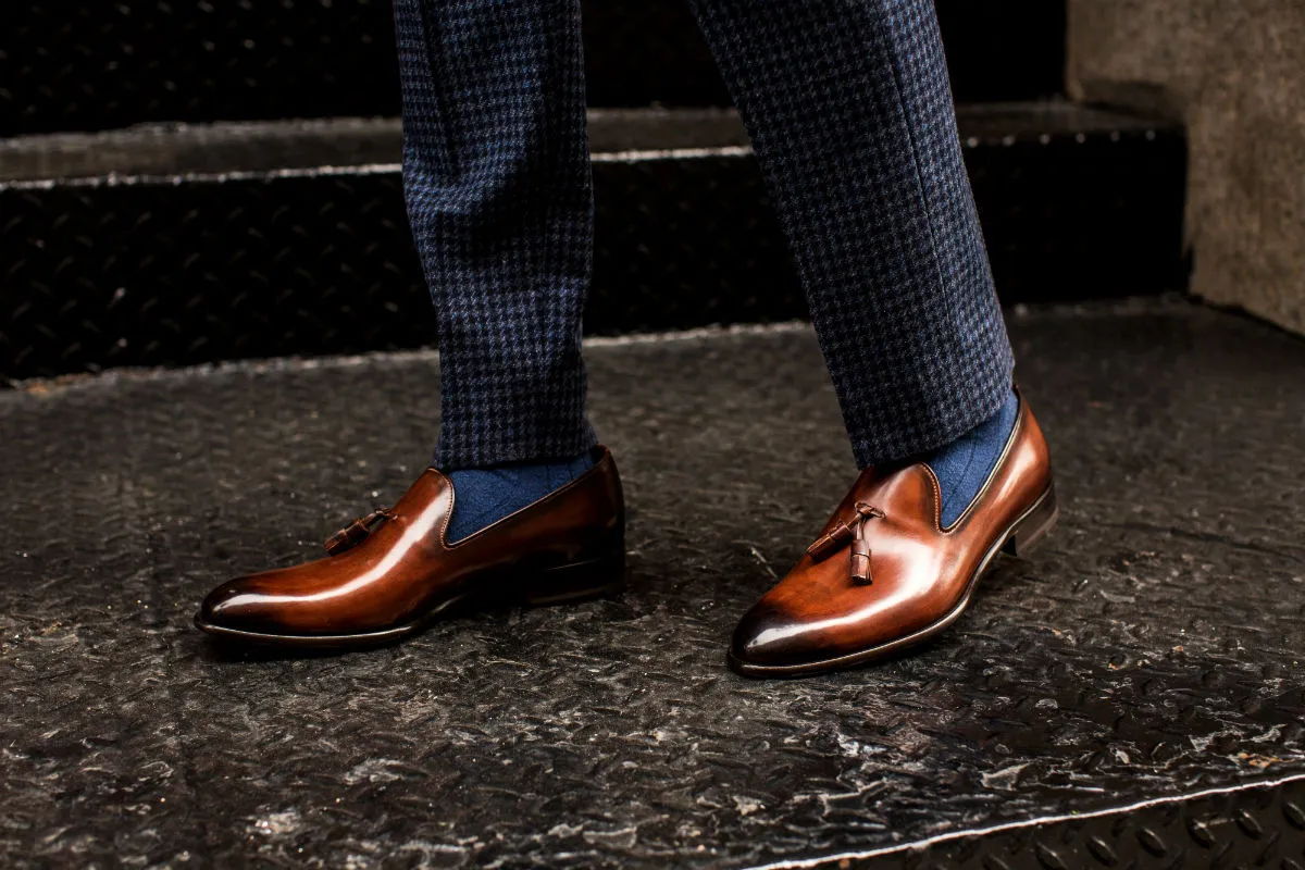 The Chaplin Tassel Loafer - Brown