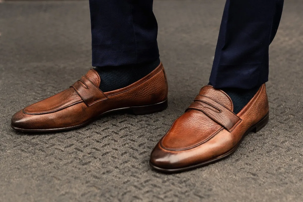 The Louis Penny Loafer - Brown