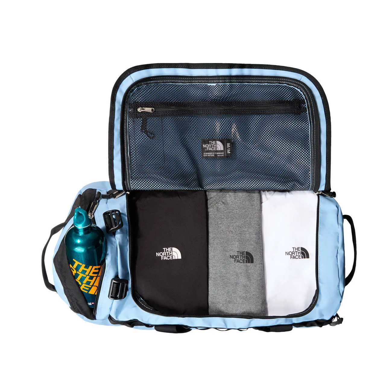 The North Face Base Camp Duffel M (Light Blue / Black)